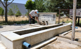 Konya’da emekli inşaat ustası, atıl çeşmeleri hayata döndürüyor
