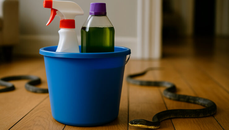 Kullanırken dikkat: O temizlik malzemesi yılanları çekiyor!