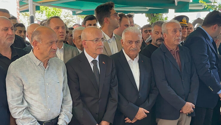 Mehmet Şimşek’in ağabeyi Nazmi Şimşek toprağa verildi