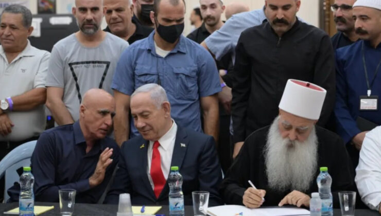 Netanyahu, Dürzi cemaatinin ruhani lideri Şeyh Muvaffak Tarif ile görüştü