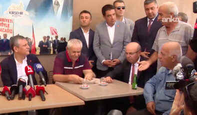 Özgür Özel’in emeklilerle buluşmasında kavga: Yalakalık yapma