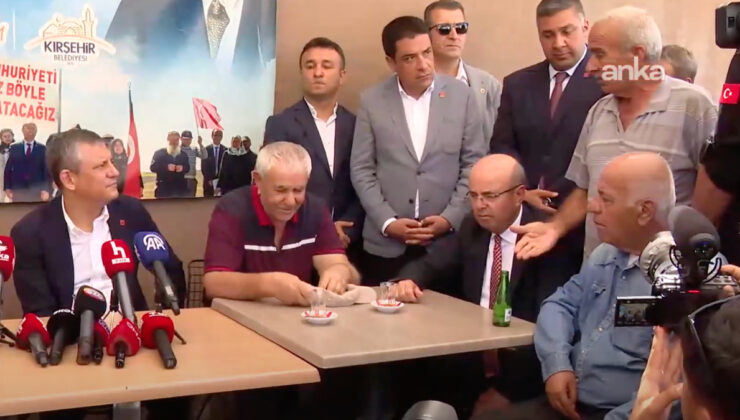 Özgür Özel’in emeklilerle buluşmasında kavga: Yalakalık yapma