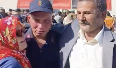 Paylaşımıyla duygulandırmıştı: Asker İbrahim, yemin töreninde ailesiyle bir araya geldi