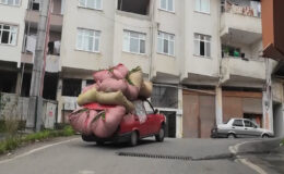 Rizeliler çay taşımak için yeni yöntem geliştirdi