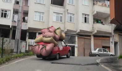 Rizeliler çay taşımak için yeni yöntem geliştirdi