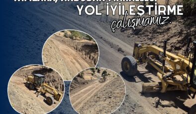 Tamzara Akbudak Mahallesi’nde Yol İyileştirme Çalışması