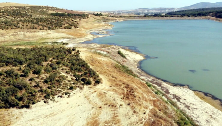 Tekirdağ’da Yazır Göleti alarm veriyor: Su seviyesi yüzde 4’e düştü