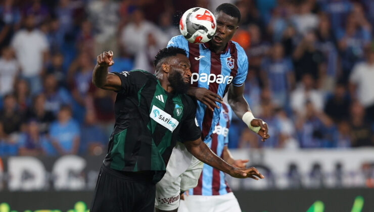 Trabzonspor evinde Kocaelispor’u yendi