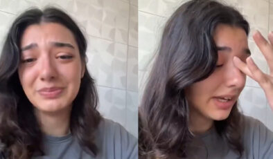 Üniversite tercihine yerleşemeyen genç kızın gözyaşları