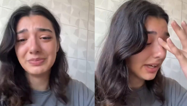 Üniversite tercihine yerleşemeyen genç kızın gözyaşları