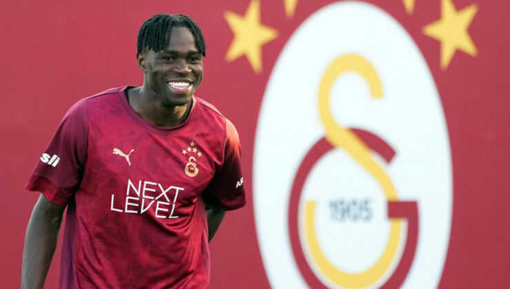 Wilfried Singo, Galatasaray’da ilk antrenmanına çıktı