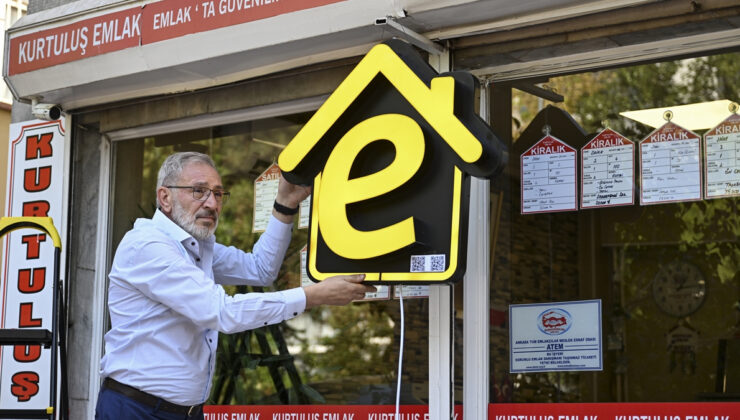 Yetkili emlak ofislerine ‘e’ tabelalar asılıyor