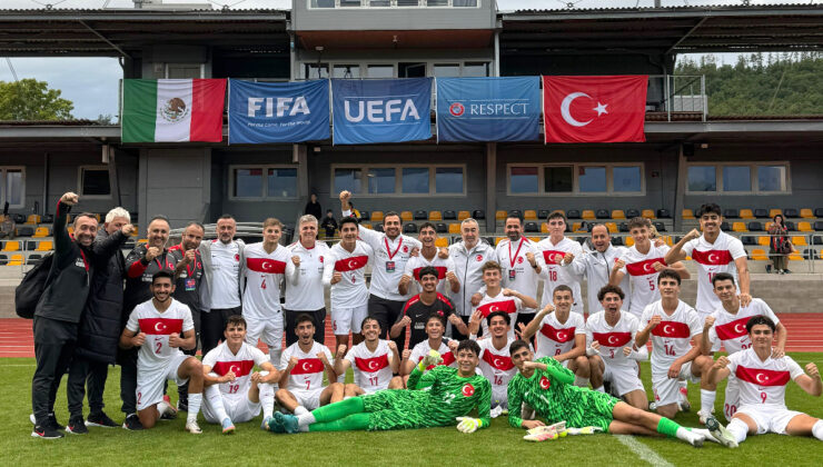 18 Yaş Altı Milli Futbol Takımı, Meksika’yı mağlup etti