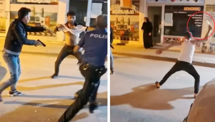 Aksaray’da Dehşet Veren Kavga: Polis Memurlarına Bıçaklı Saldırı