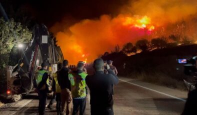 Bursa’daki Büyük Orman Yangını Köye Yaklaştı