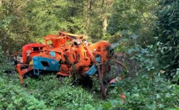 Giresun Dereli’de Feci Kaza: Patoz Uçuruma Yuvarlandı