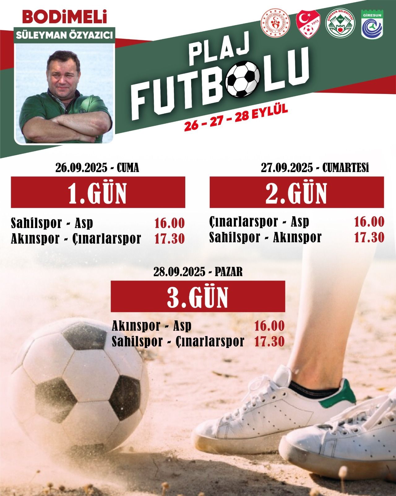 Giresun Plaj Futbolu Turnuvası