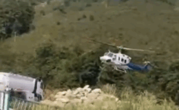 Bulancak’ta Helikopter ve “Kanadalı” Yabancılar Şaşkınlık Yarattı