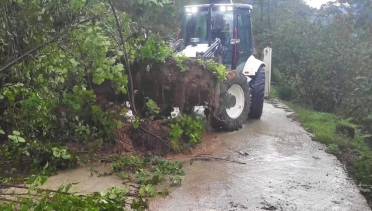 Giresun’da Heyelanla Mücadele Devam Ediyor