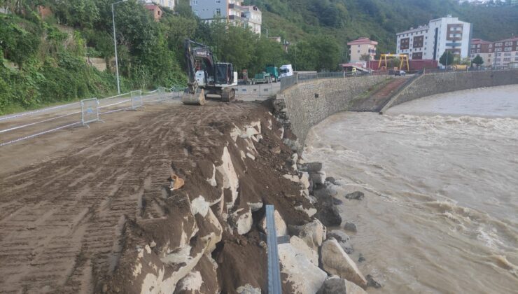 Giresun’da Sel ve Heyelanlara Afet Seferberliği