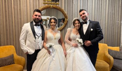 Kayseri’den İlginç Evlilik Hikayesi: Aynı Aileden İki Çifte Çifte Düğün
