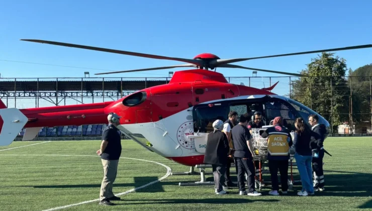 Ordu’da Solunum Sıkıntısı Yaşayan Bebek İçin Ambulans Helikopter Havalandı