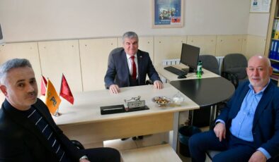 Başkan Şentürk ve AK Parti’den PTT Müdürü Elçi’ye Ziyaret