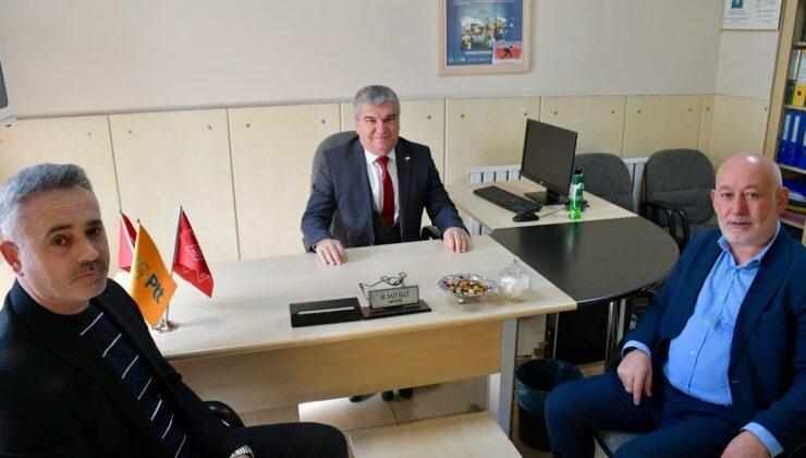 Başkan Şentürk ve AK Parti’den PTT Müdürü Elçi’ye Ziyaret