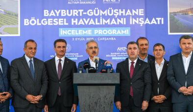 Abdulkadir Uraloğlu Gümüşhane’de: Hedefimiz 2026 yılı içerisinde havalimanını bitirmek