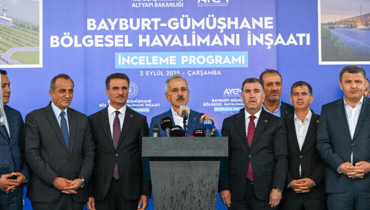 Abdulkadir Uraloğlu Gümüşhane’de: Hedefimiz 2026 yılı içerisinde havalimanını bitirmek