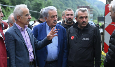 Abdulkadir Uraloğlu sel felaketinin yaşandığı Rize’yi ziyaret etti