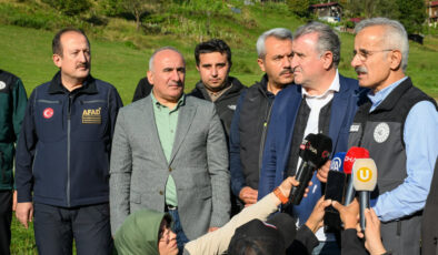 Abdulkadir Uraloğlu: Ulaşıma kapanan Çamlıhemşin-Ayder yollarımızı hizmete açtık