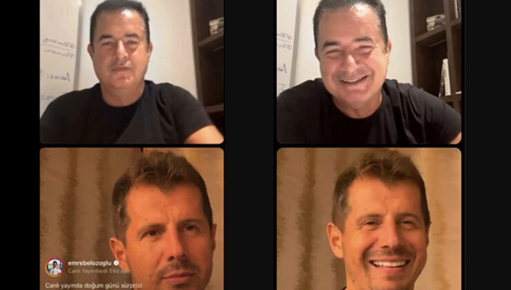 Acun Ilıcalı’dan Emre Belözoğlu’na canlı yayında doğum günü sürprizi
