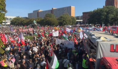 Almanya’da “Tüm Gözler Gazze’de” gösterisi: On binler İsrail’i protesto etti