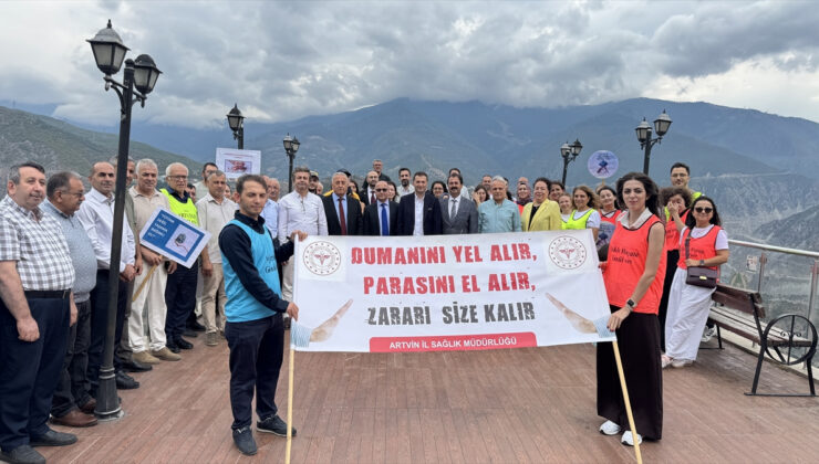 Artvin’de ‘Dumansız Şehir’ yürüyüşü