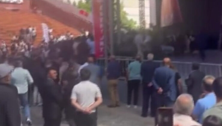 CHP’nin Esenyurt İlçe Kongresi karıştı: İki grup yumruklarla birbirine saldırdı