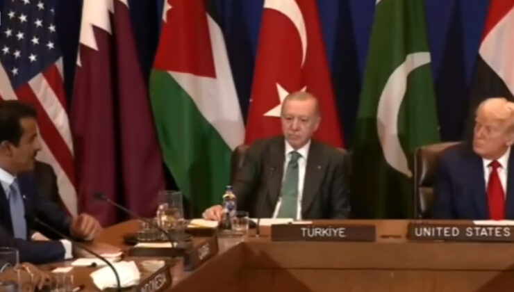 Cumhurbaşkanı Erdoğan, Donald Trump ile Gazze Zirvesi’ne katıldı