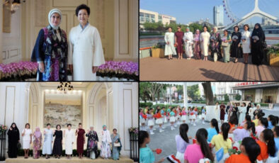 Emine Erdoğan, Çin’de liderlerin eşleri ile bir araya geldi