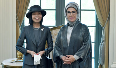 Emine Erdoğan, Japonya Altes Prensesi Mikasa ile bir araya geldi