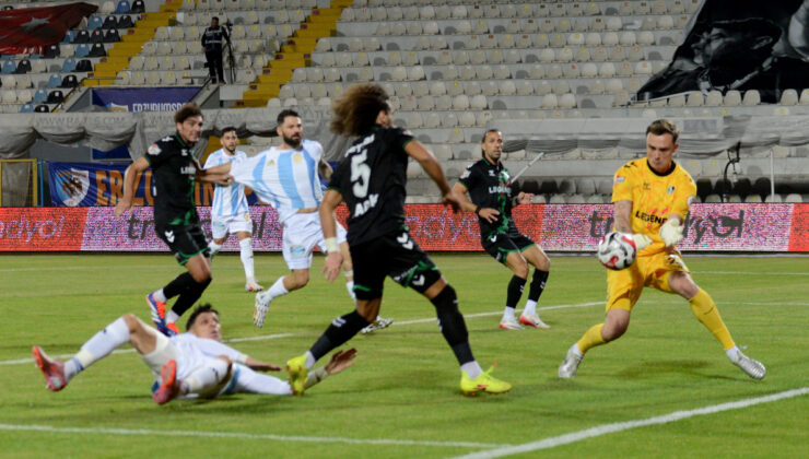 Erzurumspor FK ile Sakaryaspor puanları paylaştı