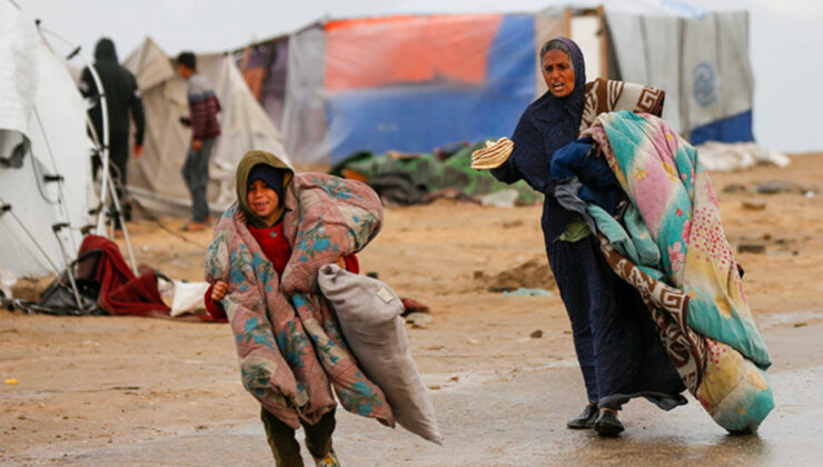 Gazze Şeridi’ndeki çadırların yüzde 93’ü kullanılamaz halde