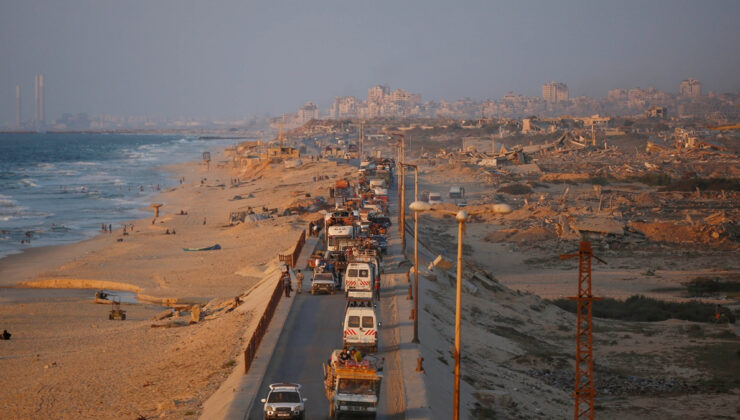 Gazze’nin kuzeyindeki Filistinlilerin göçü sürüyor