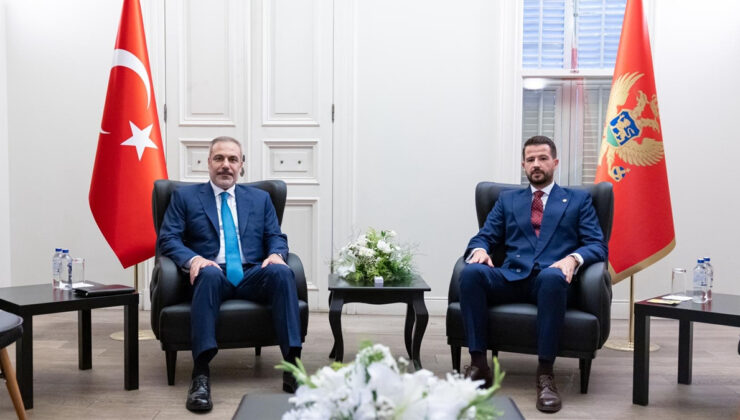 Hakan Fidan, Karadağ Cumhurbaşkanı Milatovic ile görüştü