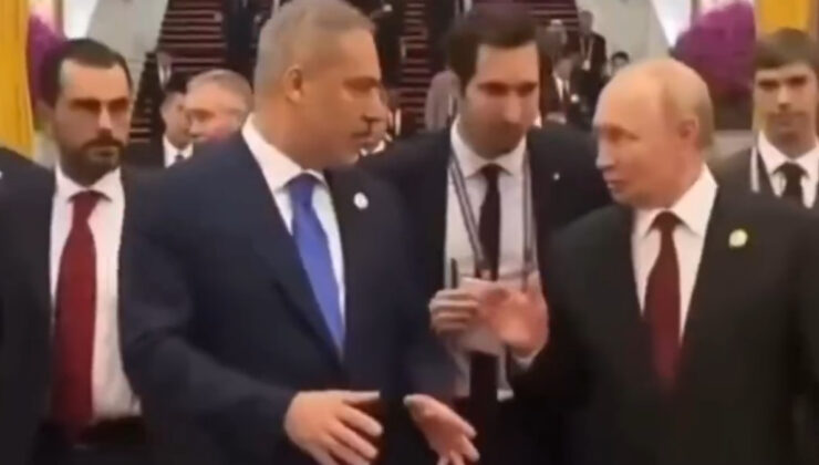 Hakan Fidan’ın Rusya Devlet Başkanı Putin ile ayak üstü sohbeti