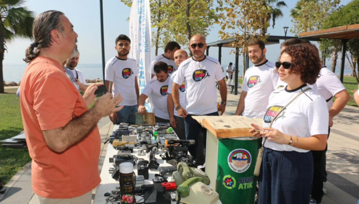 Hereke gönüllülerden çevre temizliği