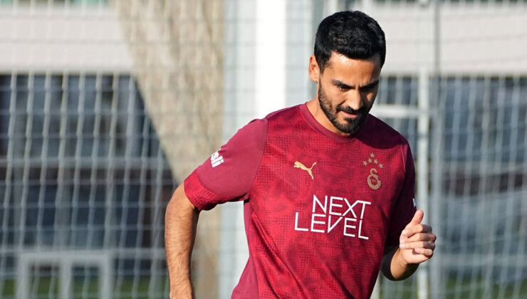 İlkay Gündoğan, Galatasaray ile ilk idmanına çıktı
