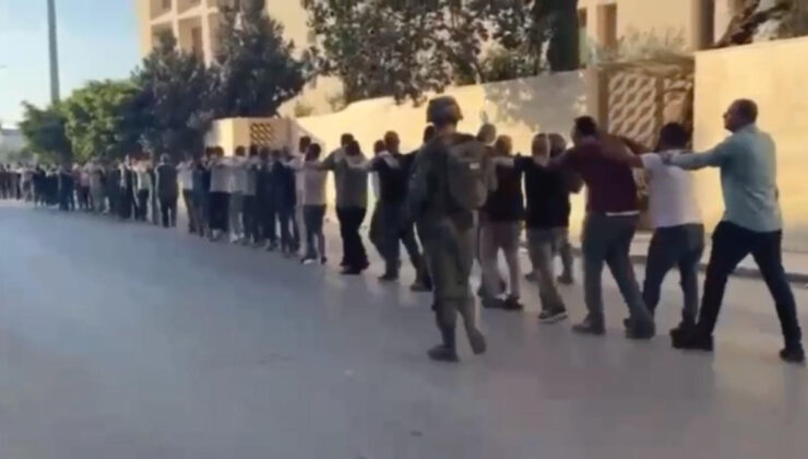 İsrail, Batı Şeria’da yüzlerce Filistinliyi alıkoydu