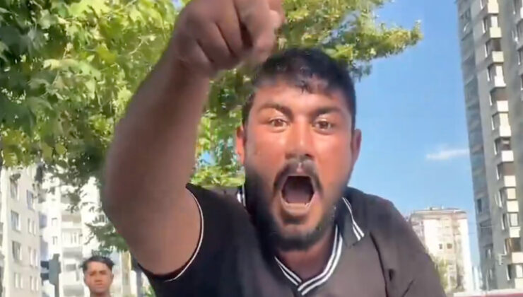 Kayseri’de cam silme bahanesiyle araç kaputuna yattı