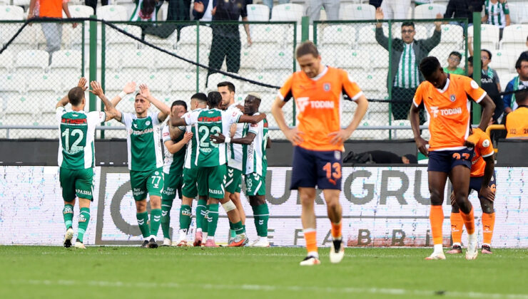 Konyaspor, Başakşehir karşısında iki golle güldü