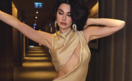 Nesrin Cavadzade’nin dekoltesine yorum yağdı! Elbisesi çok beğenildi